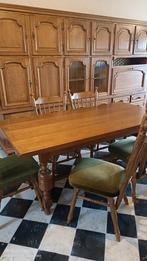 etenkamer in eik, Huis en Inrichting, Ophalen, Gebruikt