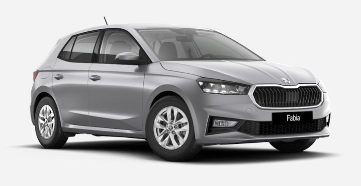 VERWACHT SKODA FABIA DRIVE 130 PLUS DSG met 5j garantie, Auto's, Skoda, Bedrijf, Te koop, Fabia, ABS, Achteruitrijcamera, Airbags