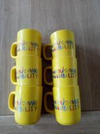 Chocomelk tassen nieuw 6 stuks voor 3 €, Ophalen