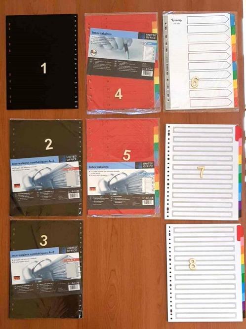 verschillende tabbladen (0,80 à 1euro), Hobby en Vrije tijd, Cursusmateriaal, Nieuw, Overige typen, Ophalen of Verzenden