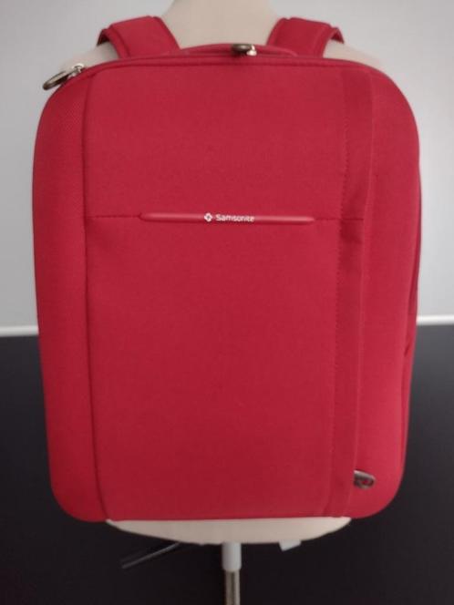 Samsonite rugzak, school, laptop, rood., Handtassen en Accessoires, Tassen | Rugtassen, Gebruikt, Overige merken, 25 tot 40 cm