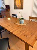 IKEA uitschuifbare kettingtafel (ref: STORNAS) + 4 stoelen, Huis en Inrichting, Tafels | Eettafels, Ophalen, Style : antique, Gebruikt