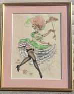 Lithographie folies berjere signe alice frey, Antiek en Kunst, Ophalen of Verzenden