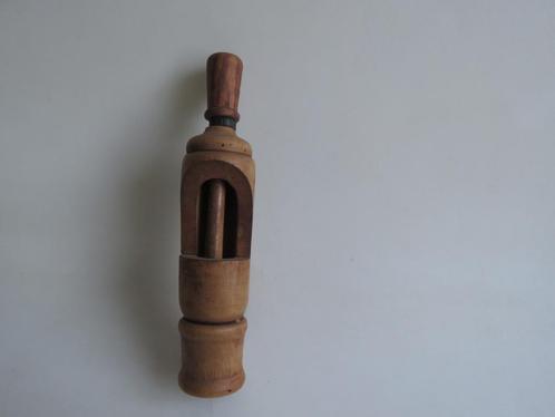 Vintage antieke Franse houten kurkenduwer, Antiek en Kunst, Curiosa en Brocante, Ophalen of Verzenden