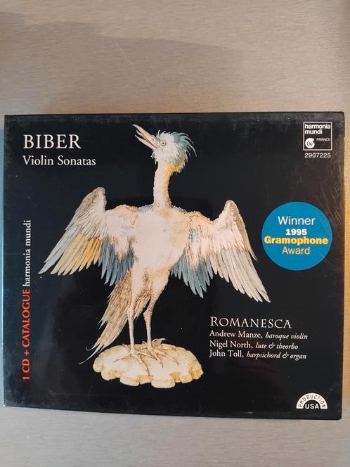 Cd. Biber. Violin Sonatas. (HM, Winner Gramophone Award)., Cd's en Dvd's, Cd's | Klassiek, Zo goed als nieuw, Kamermuziek, Ophalen of Verzenden