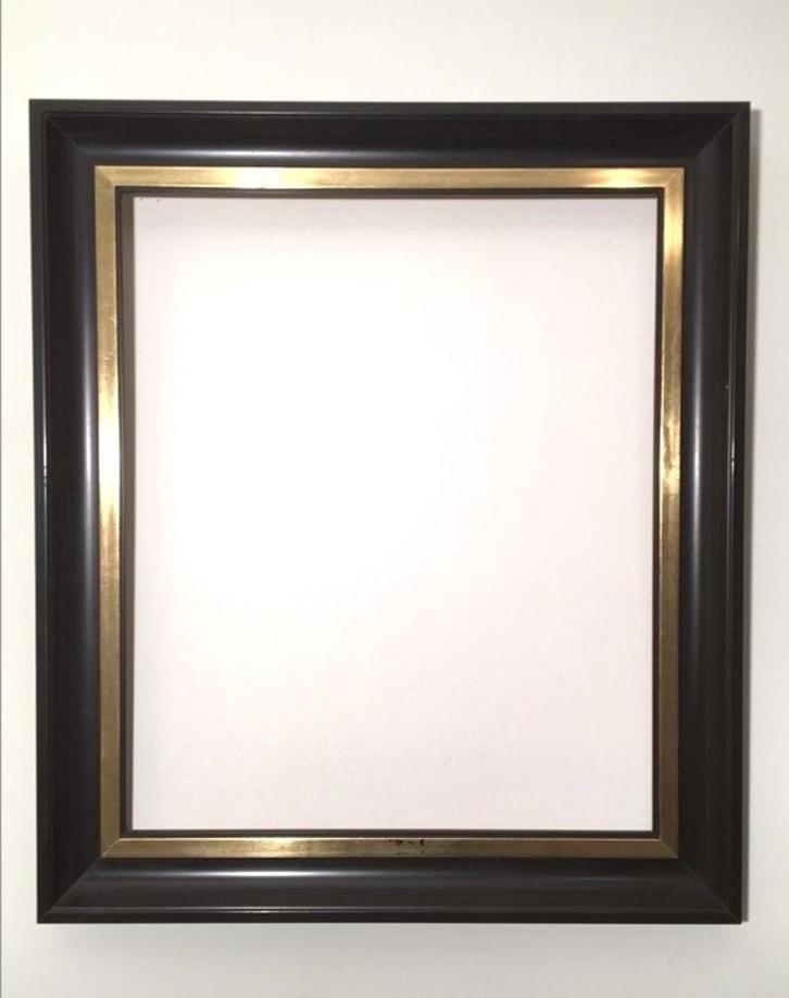 Mahoniehouten frame (67 x 58), Huis en Inrichting, Woonaccessoires | Lijsten, Gebruikt, Hout, Ophalen of Verzenden
