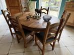 Table de salle à manger et ses chaises, Maison & Meubles, Tables | Tables à manger, 150 à 200 cm, Cinq personnes ou plus, 100 à 150 cm