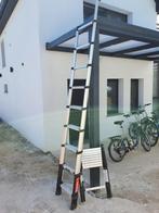 2xTelesteps Ecoline Telescopische ladder 3 m, Ophalen of Verzenden, Zo goed als nieuw, Ladder, Opvouwbaar of Inschuifbaar