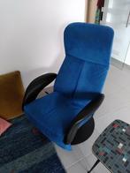 Relax fauteuil, Jori, blauw, Huis en Inrichting, Minder dan 150 cm, Gebruikt, Stof, Eenpersoons