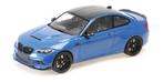 BMW M2 CS 2020 blauw Minichamps PROMO, Ophalen of Verzenden, Nieuw, Auto, MiniChamps