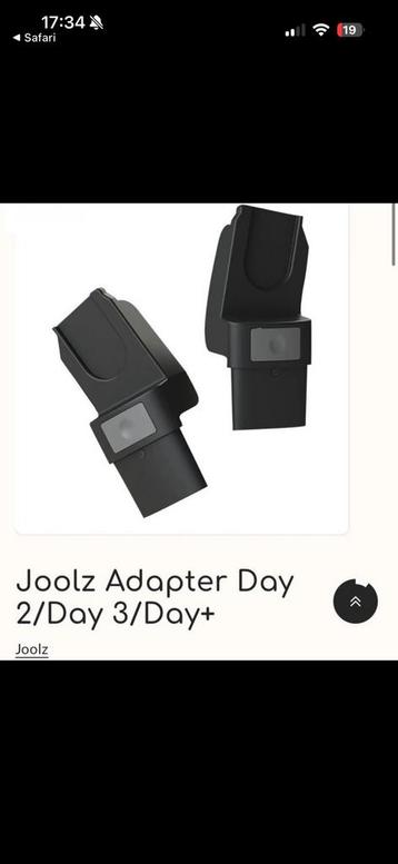 Adapters Joolz beschikbaar voor biedingen