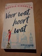 Voor wat hoort wat, Ophalen, Zo goed als nieuw, Sophie Kinsella
