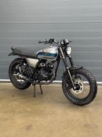 Scrambler 50cc custom brommer, Ophalen, Klasse B (45 km/u), Zo goed als nieuw, 4 versnellingen