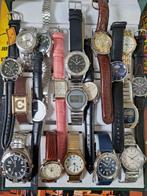 Grote partij horloges, horloge verzameling, werkend, Staal, Gebruikt, Citizen, Polshorloge
