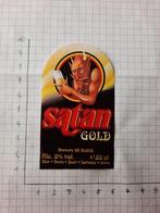 Bieretiket Satan Gold, Verzamelen, Biermerken, Ophalen of Verzenden, Zo goed als nieuw