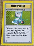 Franstalige Pokémonkaart: Dresseur - Recherche Informatique, Comme neuf, Cartes en vrac, Enlèvement ou Envoi