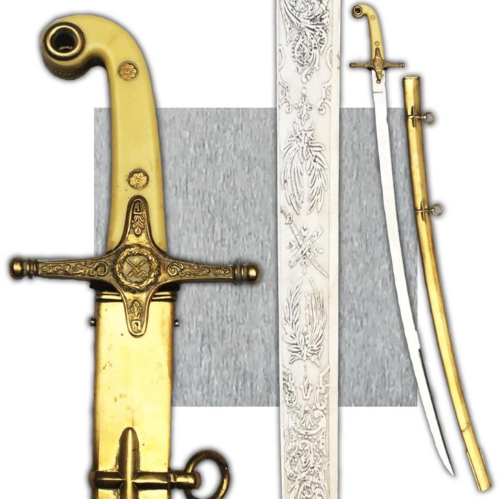 🚨ZELDZAME MAMLUK-SABEL - ENGELSE MARINE - BEWEZEN, Verzamelen, Militaria | Algemeen, Marine, Zwaard of Sabel, Verzenden