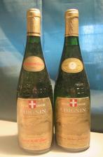 2x vin de Savoie - Chignin - 1991 en 1993, Frankrijk, Ophalen of Verzenden, Vol, Witte wijn