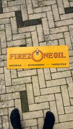 Panneau d'affichage Firezoneoil en étain (sans émail), Utilisé, Enlèvement ou Envoi, Panneau publicitaire