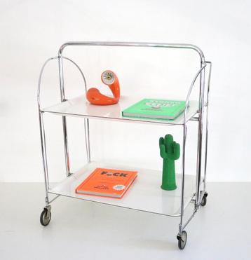 Dinett serveerwagen, Vintage Bremshey serving trolley  beschikbaar voor biedingen