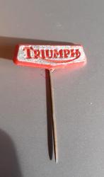 epinglette publicitaire triumph, Verzamelen, Merken en Reclamevoorwerpen, Ophalen of Verzenden, Gebruikt, Overige typen