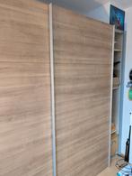 Kleerkast met schuifdeuren, Huis en Inrichting, Ophalen, Overige materialen, 200 cm of meer, Zo goed als nieuw