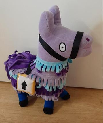 Knuffel paarse lama Fortnite beschikbaar voor biedingen