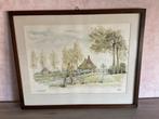 Aquarel Provoost Ivo Elverdinge Oostende, Antiek en Kunst, Kunst | Schilderijen | Modern, Ophalen
