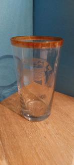 Zilver zuur glas DOG ALE Roelants Brussel ., Ophalen of Verzenden