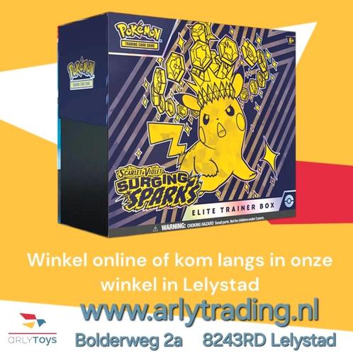 Pokemon Surging Sparks Elite Trainer Box ✅ nu verkrijgbaar, Hobby & Loisirs créatifs, Jeux de cartes à collectionner | Pokémon