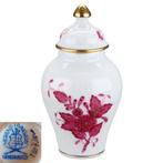 Herend Apponyi Framboos Mini Dekselvaas, Antiek en Kunst, Ophalen of Verzenden