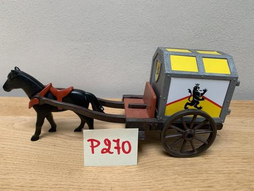 PLAYMOBIL P270: RIJTUIG LEEUWENRIDDERS, Kinderen en Baby's, Speelgoed | Playmobil, Ophalen of Verzenden