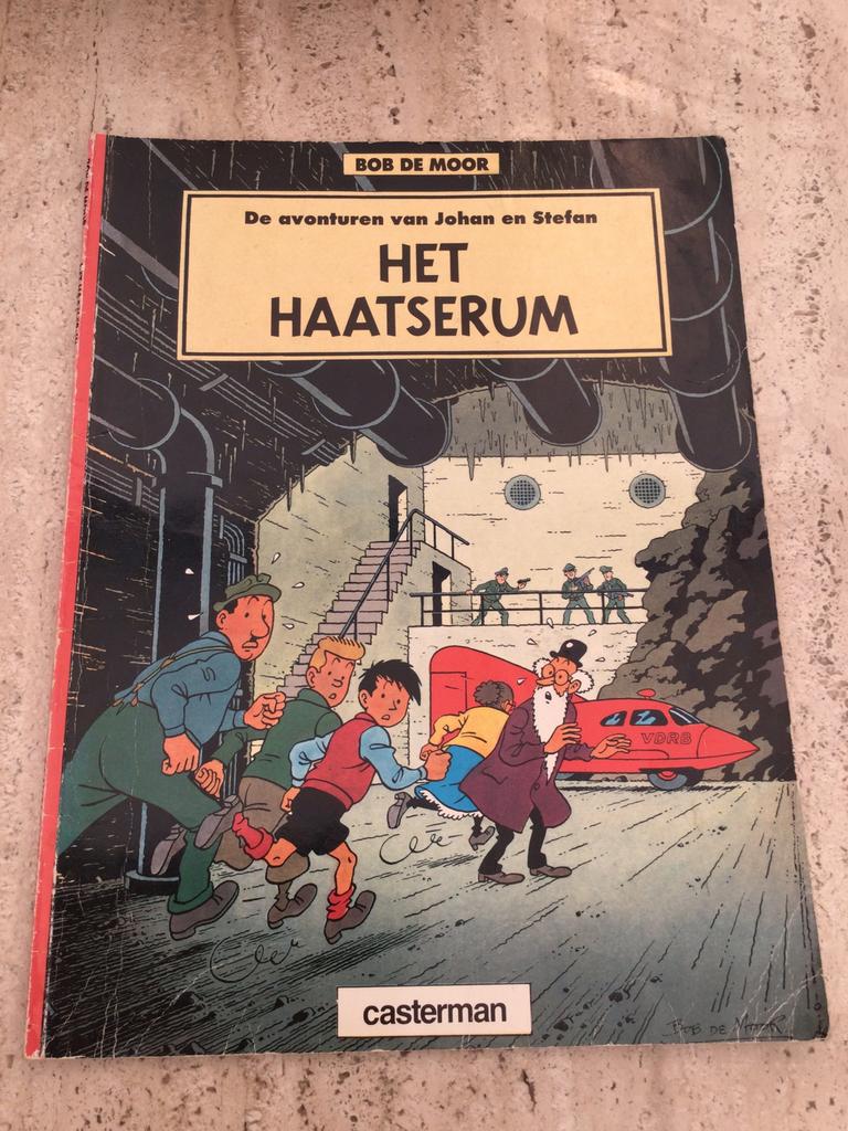 Strip - Het haatserum - Bob De Moor, Ophalen of Verzenden, Gelezen