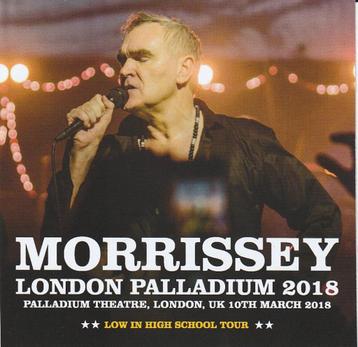 2 CD's MORRISSEY - London Palladium 2018