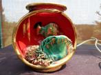 Jolie lampe vintage Vallauris décor marin avec poisson, Antiquités & Art, Curiosités & Brocante, Enlèvement ou Envoi