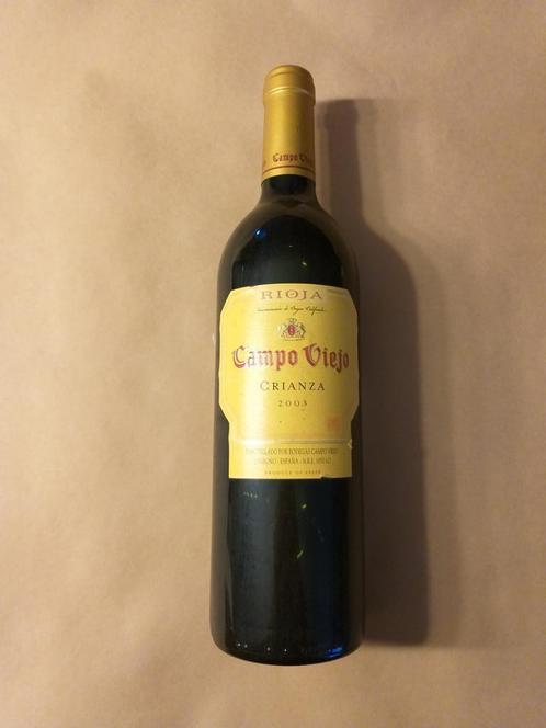 Wijn - Campo Viejo - Crianza 2003 - Genummerd, Verzamelen, Wijnen, Nieuw, Rode wijn, Spanje, Vol, Ophalen