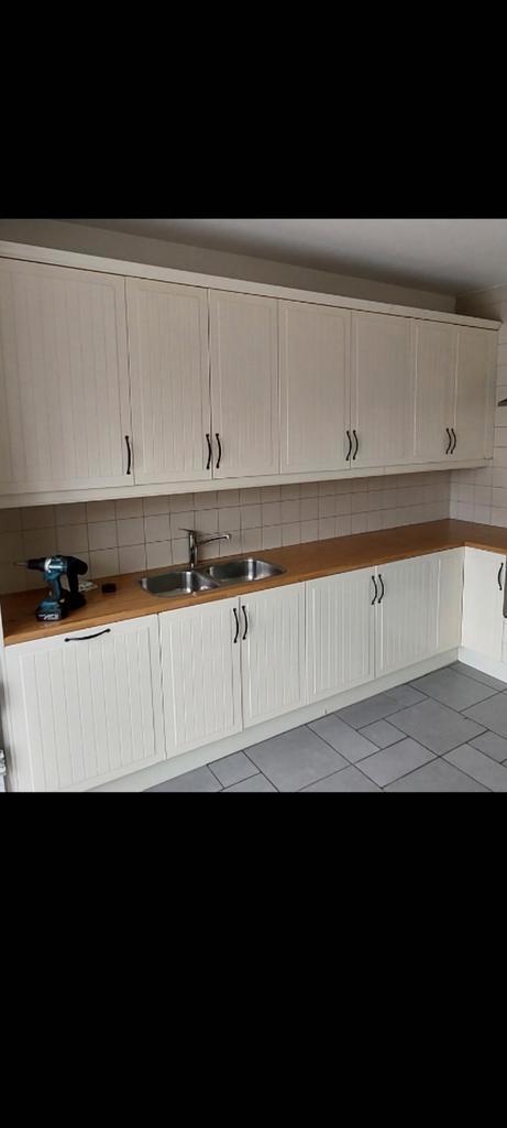 Keuken ikea met toestellen. Reeds gedemonteerd, Huis en Inrichting, Keuken | Complete keukens, Gebruikt, Ophalen