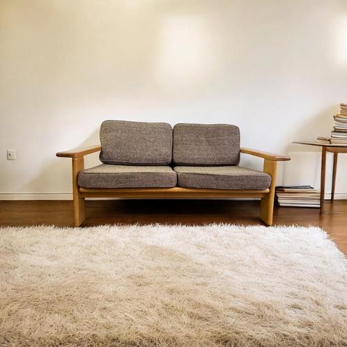 Vintage tweezit / zetel / canapé in Deense stijl, Antiek en Kunst, Antiek | Meubels | Stoelen en Sofa's, Ophalen of Verzenden