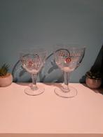 Westmalle glazen 25 en 33cl, Verzamelen, Glas en Drinkglazen, Ophalen of Verzenden, Zo goed als nieuw, Bierglas