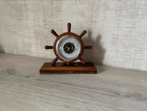 Oude houten barometer, Audio, Tv en Foto, Weerstations en Barometers, Gebruikt, Barometer, Ophalen of Verzenden