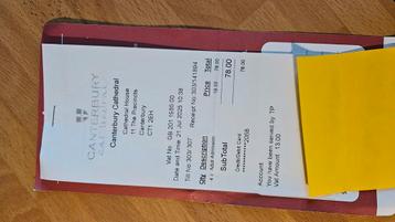 Tickets Canterbury Cathedral beschikbaar voor biedingen
