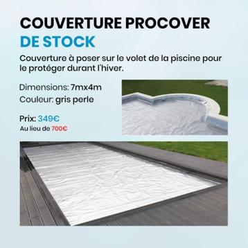 Couverture volet piscine hiver