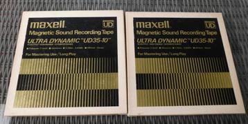 Maxell metalen spoelen met tape beschikbaar voor biedingen