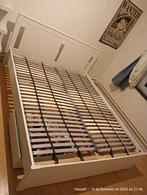 Bedframe 160x200 cm, Ophalen, Wit