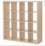 Kallax kast geglazuurde eik 4x4 - in zeer goede staat, Huis en Inrichting, Kasten | Boekenkasten, Ophalen, Zo goed als nieuw