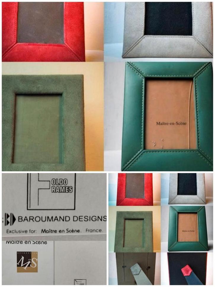 🍫🍟20 de Mes Cadres Photos Luxe MAÎTRE en SCÈNE Cuir Suède?, Audio, Tv en Foto, Fotografie | Fotolijsten, Ophalen