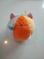 Knuffelbal rammelaar kat/poes, Kinderen en Baby's, Ophalen of Verzenden, Gebruikt, Rammelaar