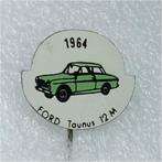 SP1186 Speldje 1964 Ford Taunus 12M, Verzamelen, Speldjes, Pins en Buttons, Gebruikt, Ophalen of Verzenden