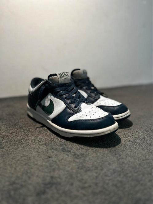 Nike Dunk Low, Kleding | Heren, Schoenen, Gedragen, Sneakers, Blauw, Ophalen of Verzenden