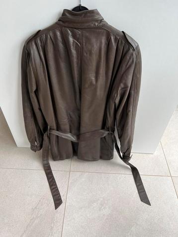 Lederen vest, bruin. beschikbaar voor biedingen